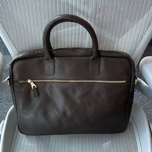 Never been used! Mark & Graham Harvey leather briefcase retailed at $299.